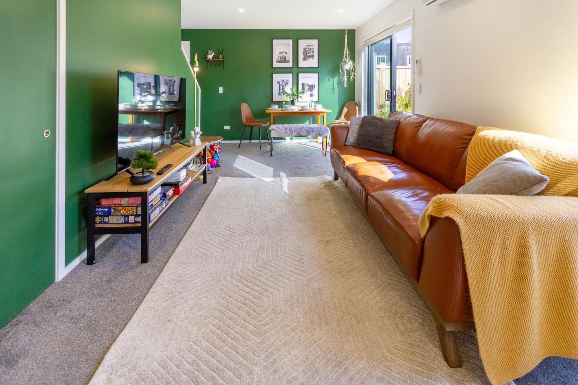 Gorgeous In Green - 2 Bed Central Oasis W/King Bed 基督城 外观 照片